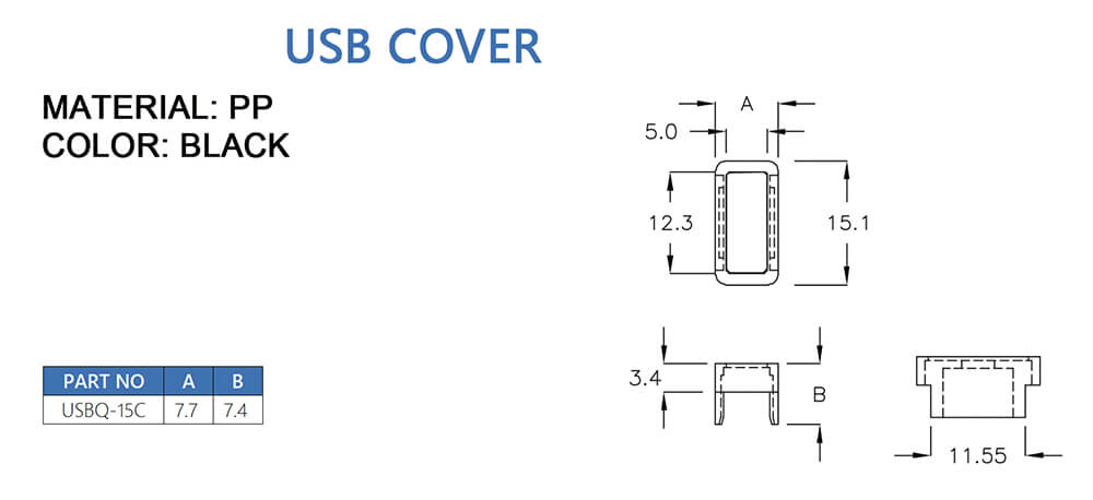 Protection case USBQ-15C